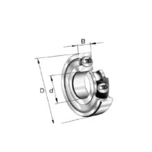 بلبرینگ شیار عمیق FAG کد 6200